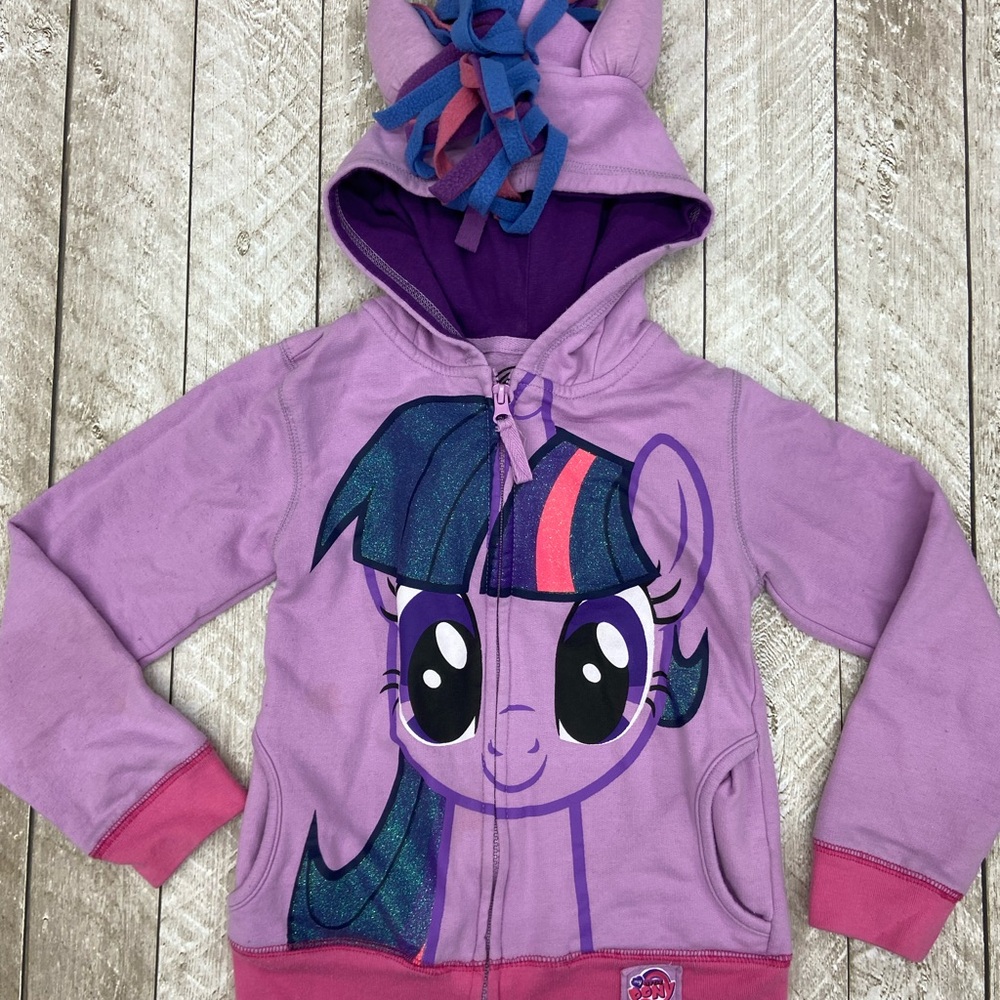 Hasbro My Little Pony Twilight Sparkle Pink and Purple Kids Hoodie